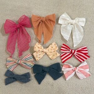 Colorful Kids Hair Bows Set